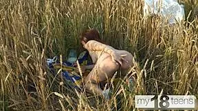 Watch beautiful Nika Nut finger her tight pussy in solo compilation.