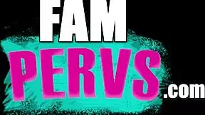 lazy step bro challenges judgy step sis to prove she's not a prude, and she falls for it happily