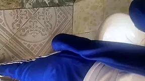 Recording College Girl In School Bathroom Quickie.