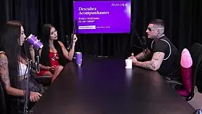 kylian cria embraces transsexual scene with seven men, proving professionalism in sheer red.