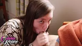 British 18-Year-Old Girl Sucks Off Older Stranger In Homemade Fetish Scene.