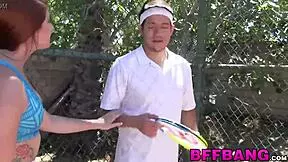 Outdoor Pussy Drilling With Two Adorable Naughty Teens 18+?