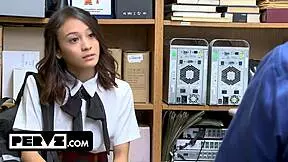 i caught that japanese teen thief red-handed and interrogated her with my perv tactics