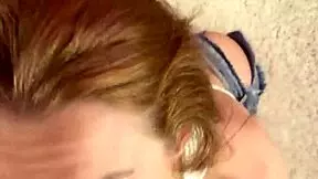 Cute blonde takes a good fuck and huge facial from big cock in POV