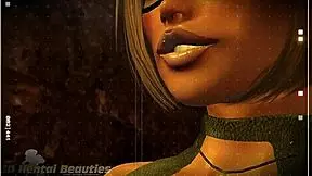 milf gives blowjob to teen in cartoon style