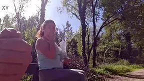 The Exhibitionist Seduce The Milf To Fuck, Suck, And Sperm Her Face In The Park.