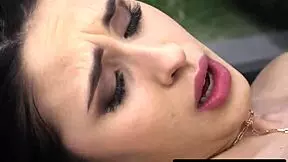 Gorgeous Petite Alyssa Bounty Uses Wet Pussy To Make Cock Cum On Pretty Feet