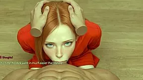 Hot Wife Gives Wet Sloppy Blowjob In Kitchen - 3D Hentai Animated Porn - Mila Ai