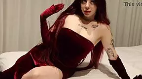 Jessica Rabbit's tongue surprises in passionate cosplay sex