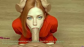 Hot Wife Gives Wet Sloppy Blowjob In Kitchen - 3D Hentai Animated Porn - Mila Ai