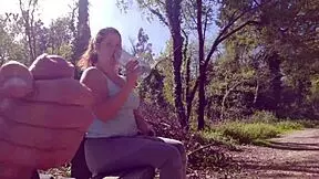 The Exhibitionist Seduce The Milf To Fuck, Suck, And Sperm Her Face In The Park.