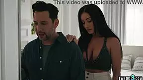 Tricky dude consoling and fucking his petite 18+ milf roommate jennifer white