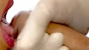 Japanese teen loses her virginity in a close-up doggystyle session?