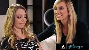 Pervert Brett Rossi fulfills stepmom fantasy with Kenna James and Alexis Fawx