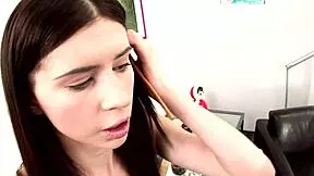 Olga Barz performs an intimate scene with unique body movements.