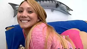 AJ Applegate Moans As Cum Covers Her Huge Ass And Face