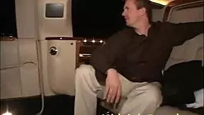 Two Brunette Babes Show Tits In Fishnet During Car Ride, Teasing For More