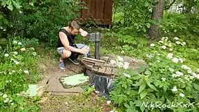 evelina darling cocky bitch who shows tits in public and sucks dick in dangerous zones