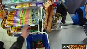 gorgeous petite russian brunette with blowjob and cumshot