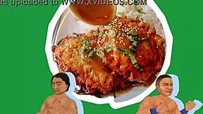 False Hood Featuring Nico Moron In Intense Wrestling Match With Food And Hood Elements