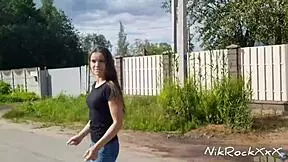 evelina darling cocky bitch who shows tits in public and sucks dick in dangerous zones