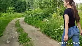 evelina darling cocky bitch who shows tits in public and sucks dick in dangerous zones