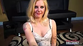 petite blonde coed mya sucks a hard cock and gets her pussy deeply fucked