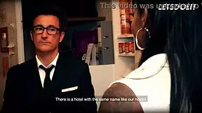 Pervert businessman fucks young 18+ hostel roommate featuring barbara bieber & conny dachs 😏