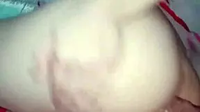 Young latina enjoys her first anal experience with a big cock, creampie included