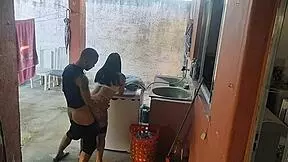 Maid Sucks Erect Cock After Wife Leaves