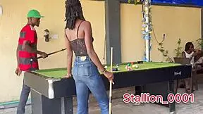 Skinny Ebony Teen Rammed Hard, Creampied Deep