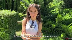 i picked up a teen for rough gangbang, double penetration, and creampie for money.