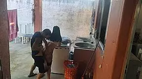 Maid Sucks Erect Cock After Wife Leaves