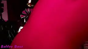 girlfriend feels passionate fucking in neon light vip room pov