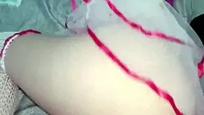 Young latina enjoys her first anal experience with a big cock, creampie included