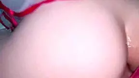 Young latina enjoys her first anal experience with a big cock, creampie included