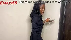 petite lagos teen twerking for big black cock