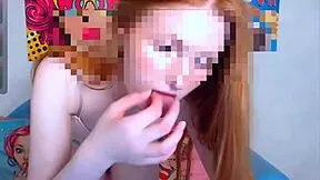 tender stepsister touches herself with groping petite ass