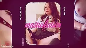 British 18 year old gives posh blowjob and drinks cum