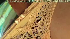 stranger in city bus touches my panties and cums softly