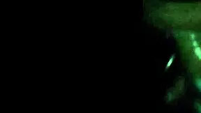 Saliva-covered blowjob in the cinema, part one