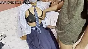 Desi virgin school girl gets hardcore fuck with home hindi audio