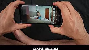 Does this tiny skinny stepsis ride me pov like a pro?