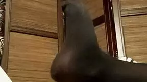 pantyhose solo in lingerie stockings homemade amateurs