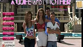 A Wife And Stepmother In A Family Game Scenario