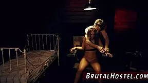 blindfold bdsm in taxi, naive young tourista bound and dominated