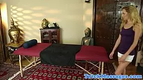 Massage Loving Cutie Gets Pussyfucked