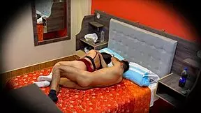 I spy on the cheating mexican couple fucking passionately in their hidden spot