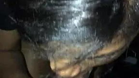 teen sucking cock in casual blowjob