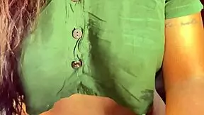 Wife cums on big black cock in motel